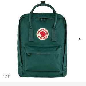 Fjallraven kanken backpack in arctic green